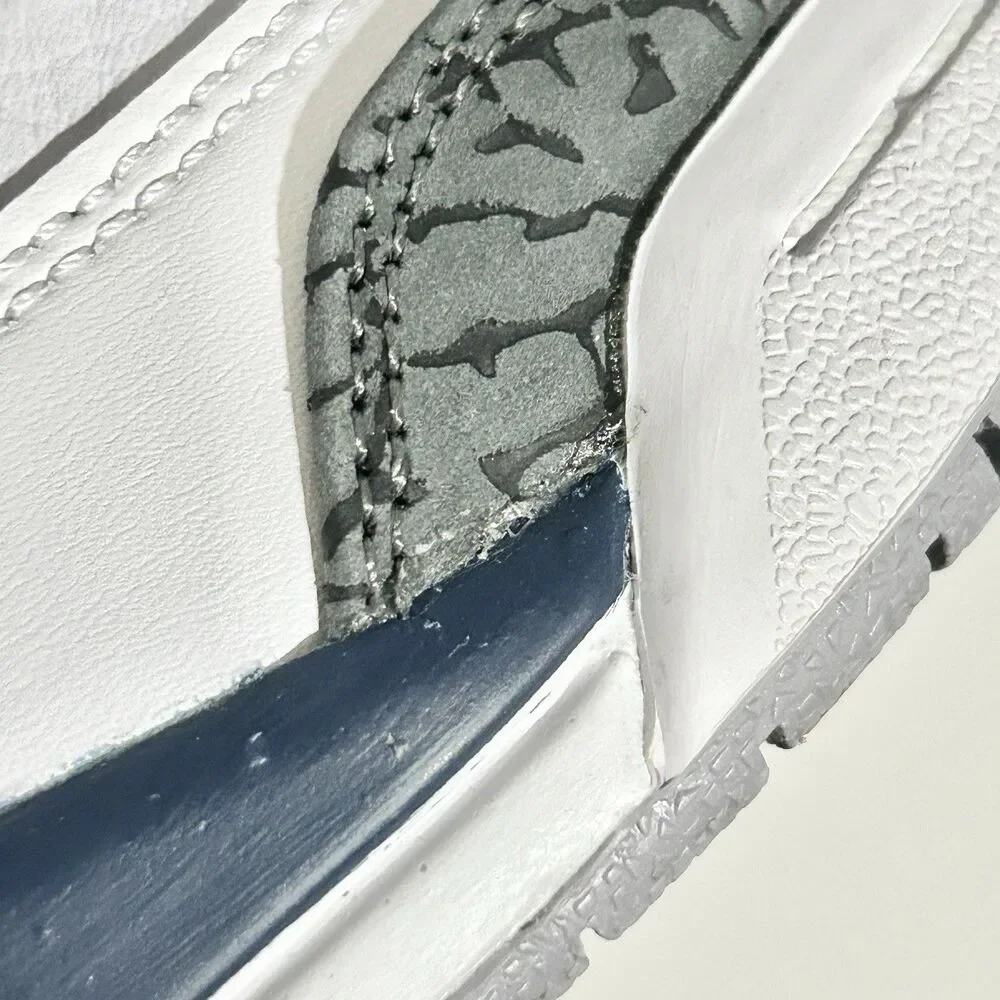 Air Jordan 3 Retro GS “Midnight Navy” Kids Size 6Y B-Grade Lifestyle Sneakers